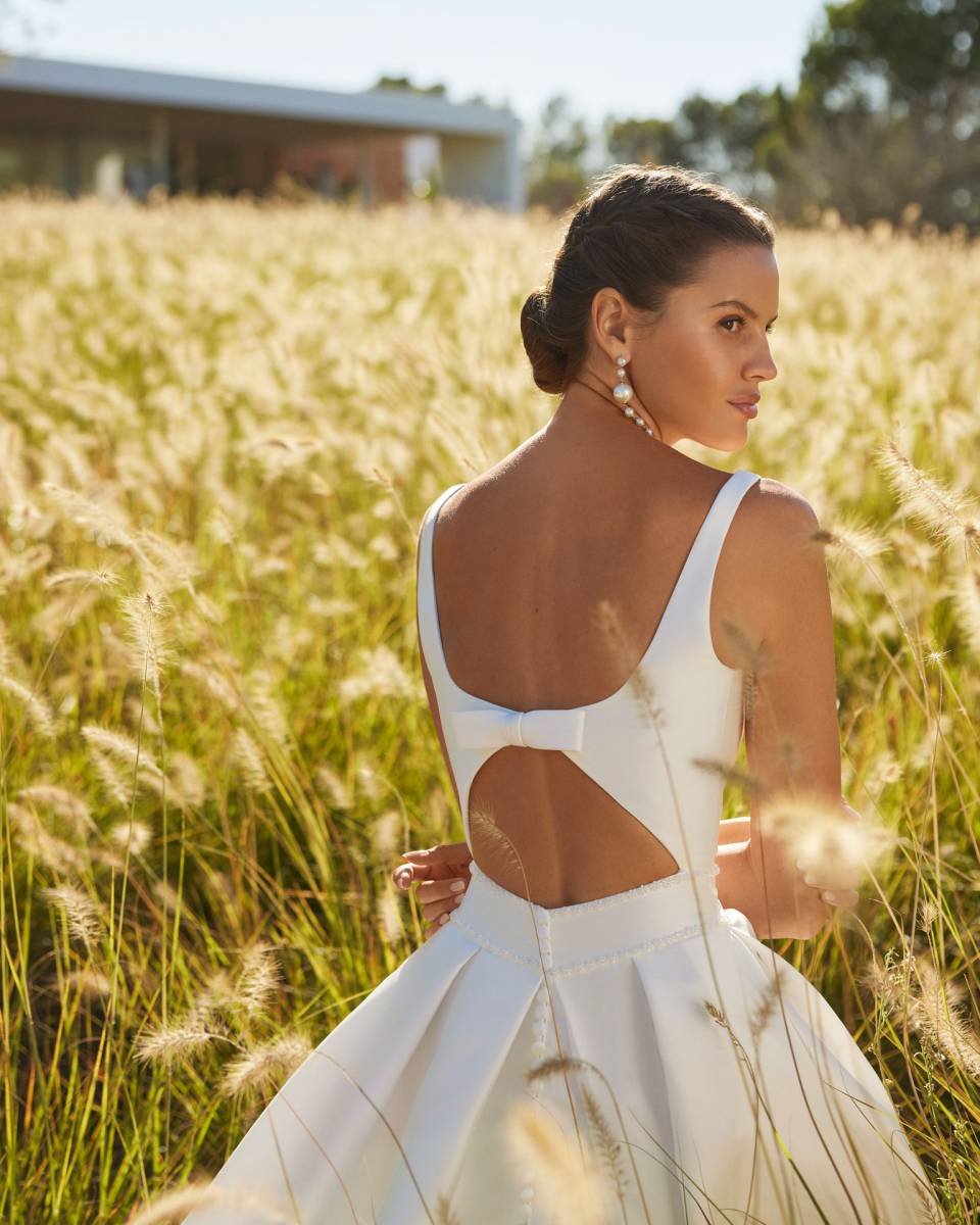 Dos de la robe de mariée princesse Suyin