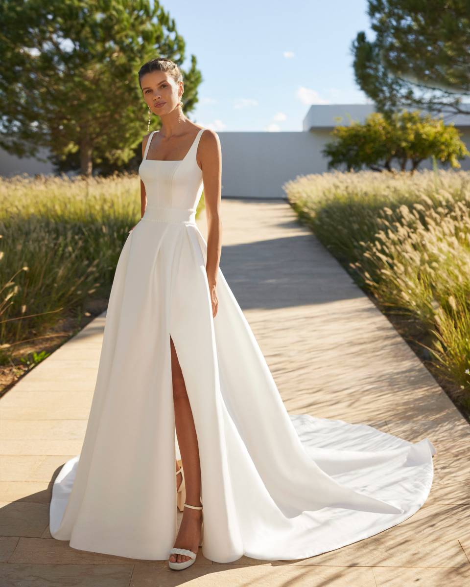 Devant de la robe de mariée princesse Suyin