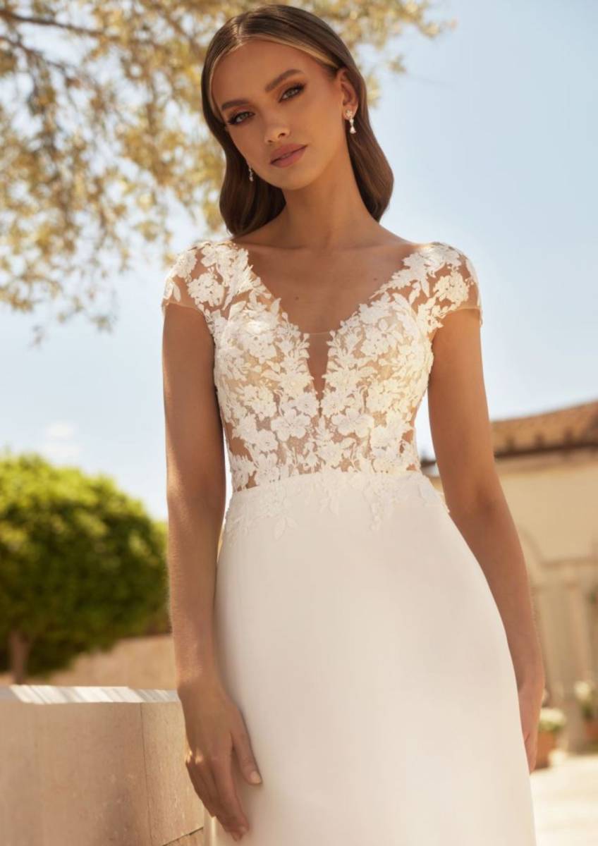 Turquoise : robe de mariée bohème