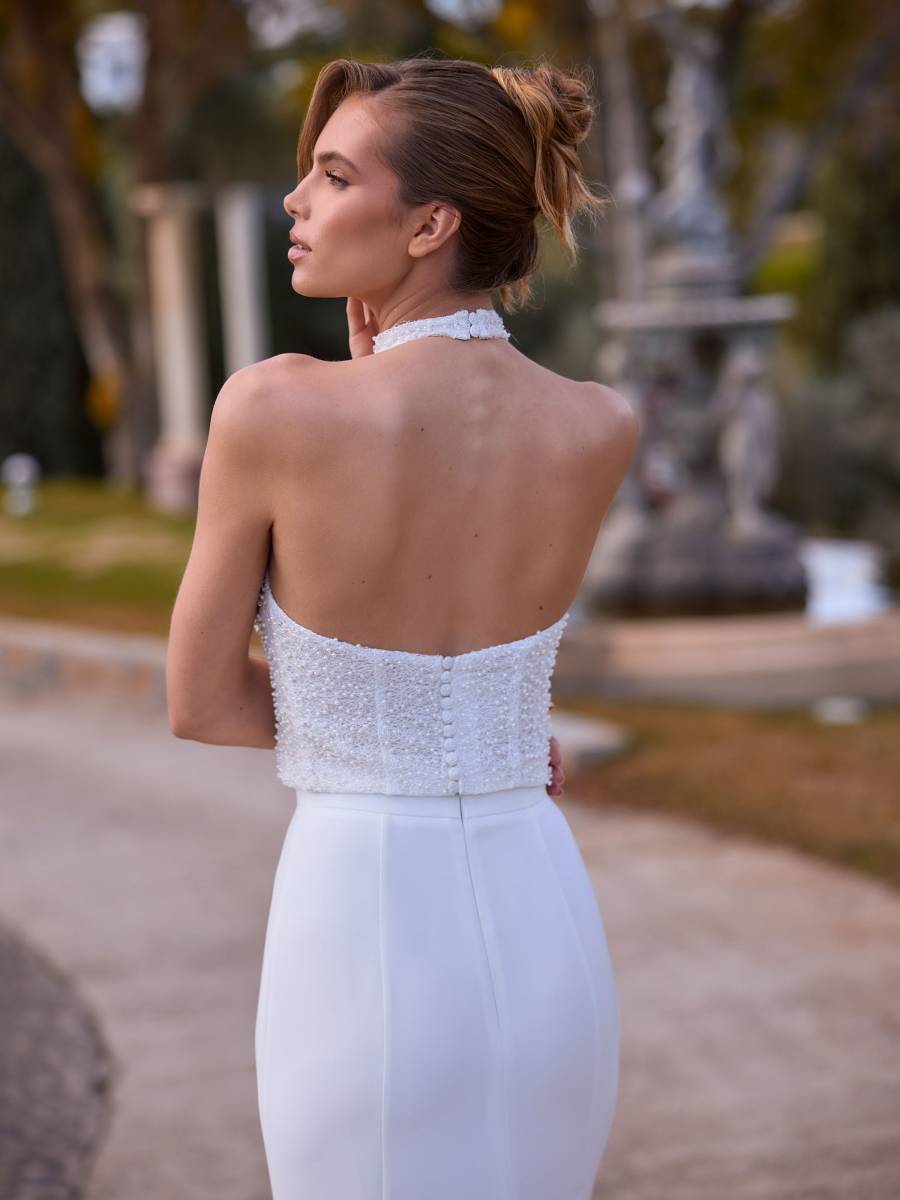 Haut de mariée civil Naïs (E525) Bianco Evento