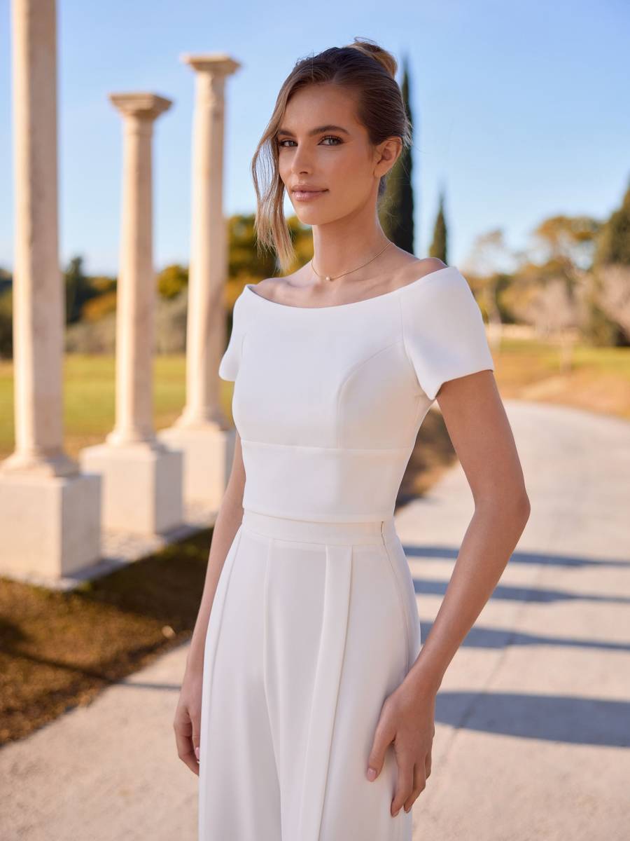 Haut de mariée Soline (E528) Bianco Evento