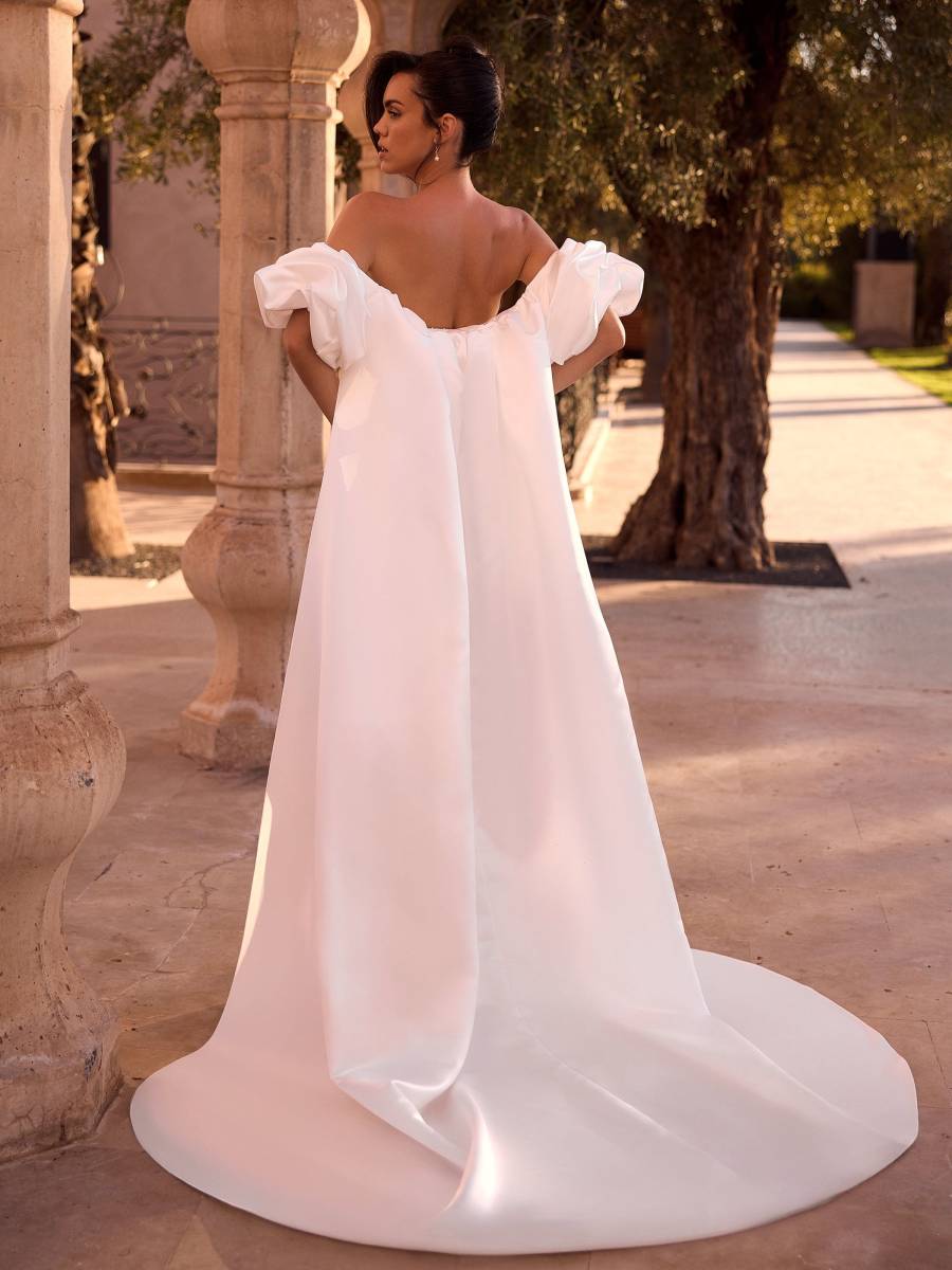 Cape de mariée Sloane (E530) Bianco Evento