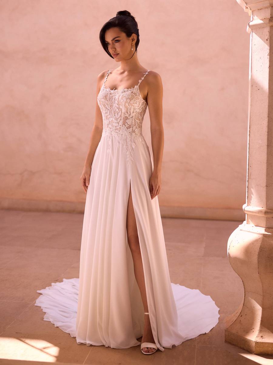 robe de mariée bohème-chic Alida bianco evento