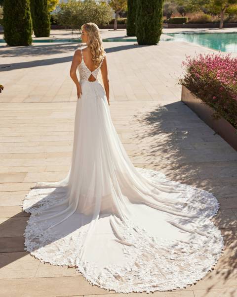 Dos de la robe de mariée bohème Sara