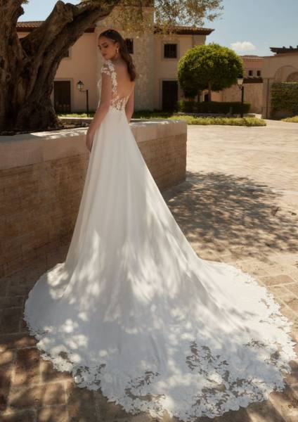 Turquoise : robe de mariée bohème