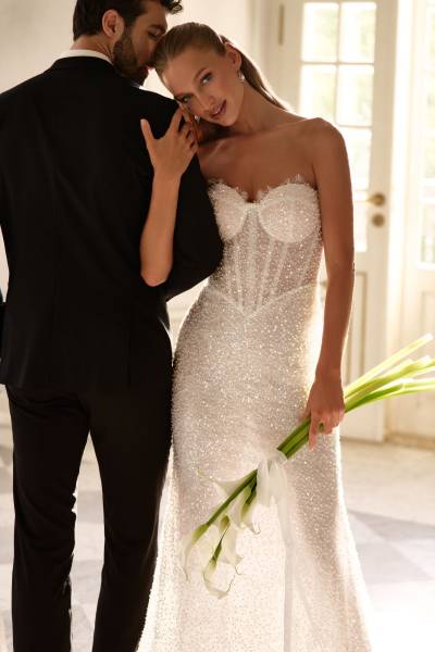 Devant de la robe sirène princesse Kanonissa sans jupe