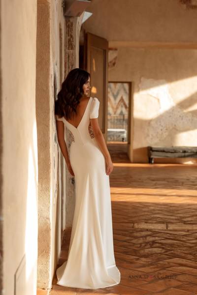 Dos de la robe de mariée sirène Lanlia