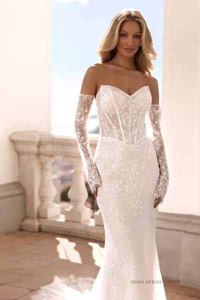 Talinia : robe de mariée sirène princesse