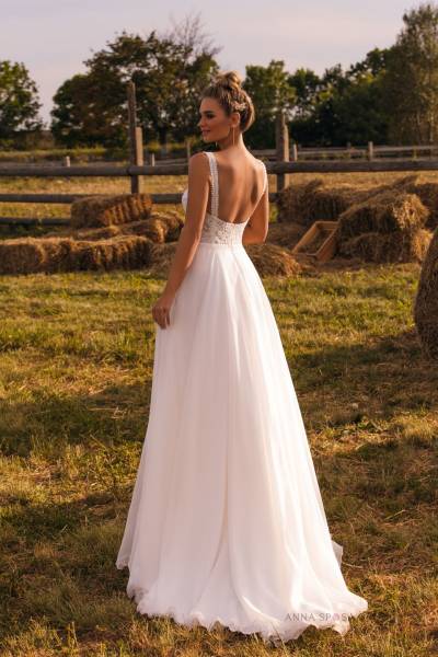 Dos de la robe de mariée bohème Tara