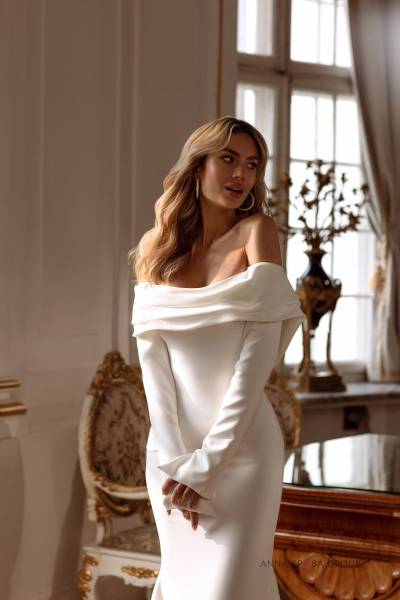 Paris : robe de mariée sirène