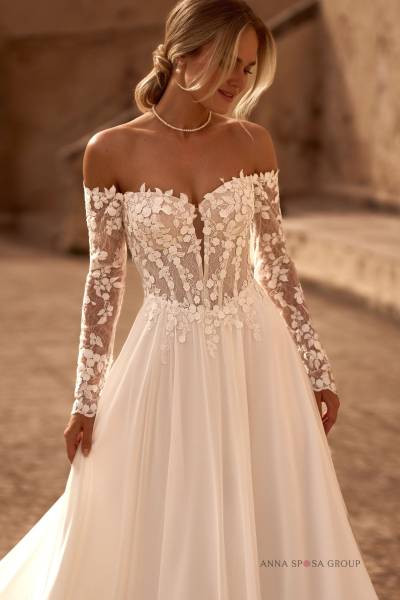 la robe de mariée bohème-chic Zhadanna 