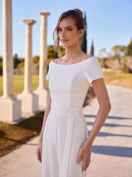 Haut de mariée Soline (E528) Bianco Evento