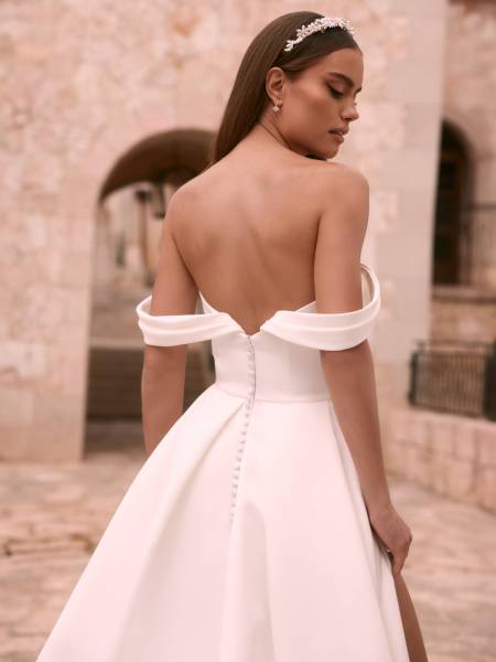 Robe de mariée minimaliste Agrias Bianco Evento