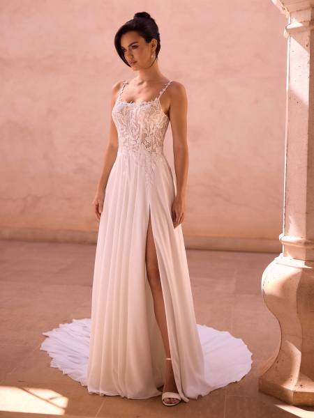 robe de mariée bohème-chic Alida bianco evento