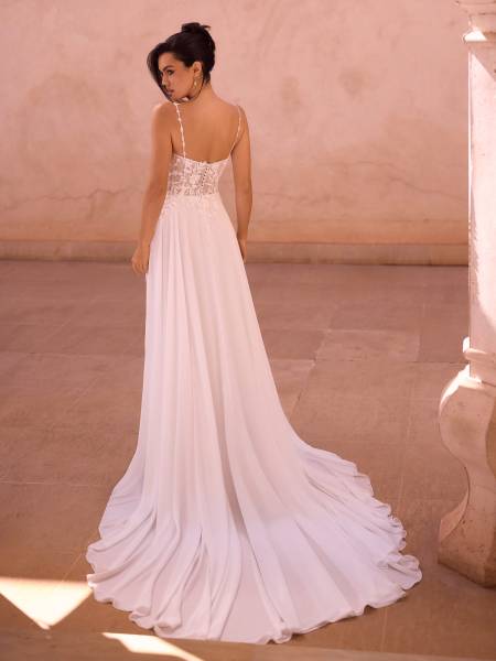 robe de mariée bohème-chic Alida bianco evento