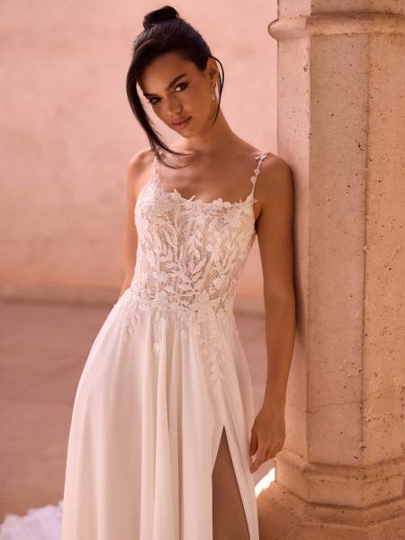 robe de mariée bohème-chic Alida bianco evento