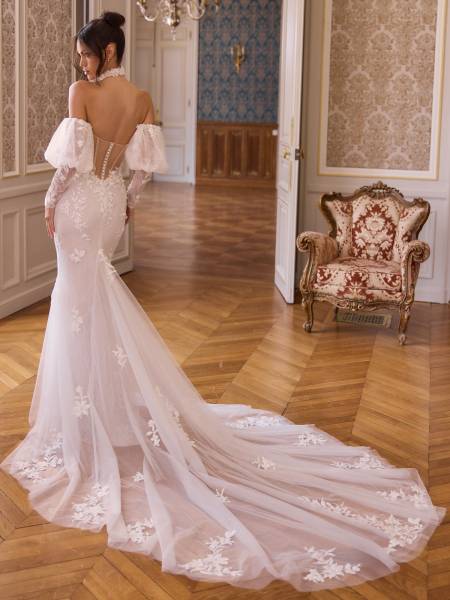 Robe de mariée sirène Allegra bianco evento