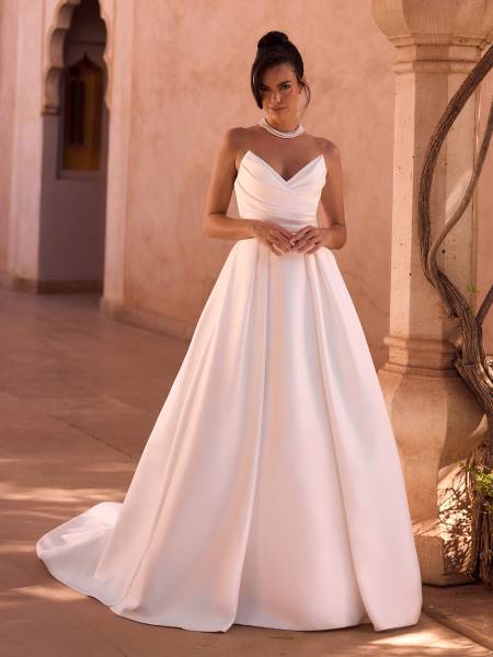 Robe de mariée minimaliste Kamala Bianco Evento