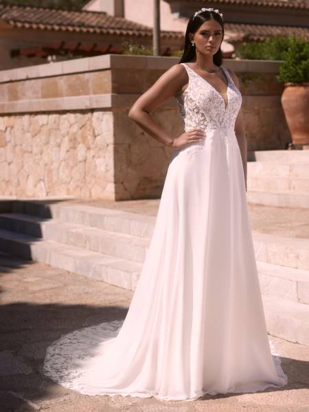 Robe de mariée bohème Ione Bianco Evento (plus size)