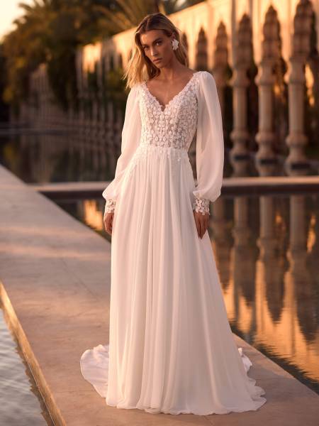 Robe de mariée bohème Sunan Bianco Evento
