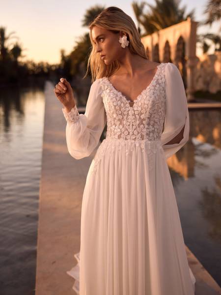 Robe de mariée bohème Sunan Bianco Evento