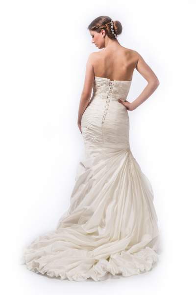 location Robe de mariée Lise sirène en taffetas toulouse